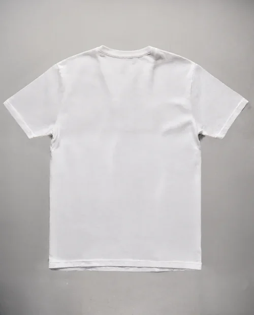 Minimalist T-Shirt Mockup on Textured Gray Background