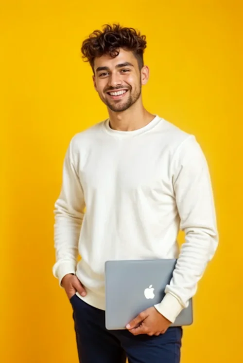 Mockup of a Stylish Sweatshirt for Modern Casual Wear