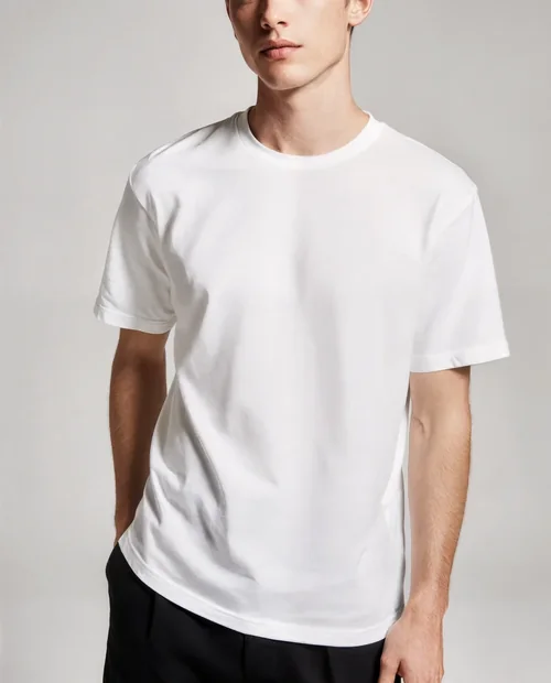 Stylish Mockup of a Young Male in a T-Shirt