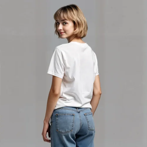 Stylish T-Shirt Mockup with Soft Gray Background Colors