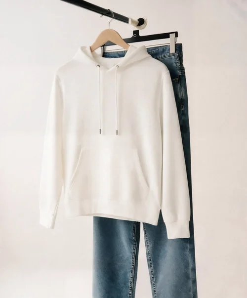 Minimalist Hoodie Mockup for Casual Fashion Display