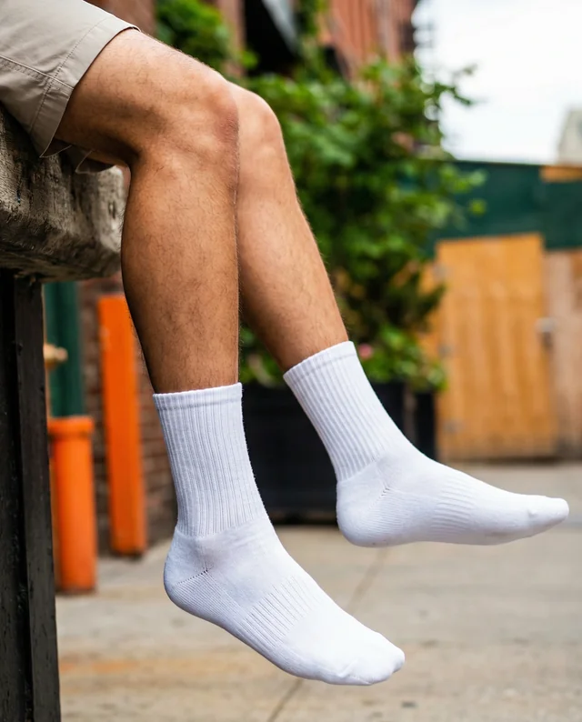 Casual Summer Mockup of Legs in Stylish Socks
