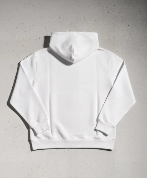 Minimalist White Hoodie Mockup for Stylish Designs
