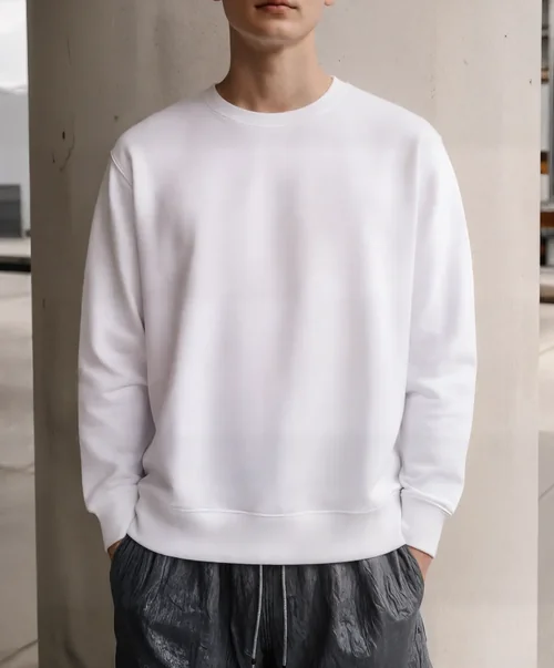 Stylish Mockup of a Young Man in a Sweatshirt