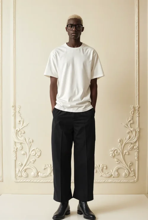 Stylish T-Shirt Mockup with Modern Minimalist Aesthetic