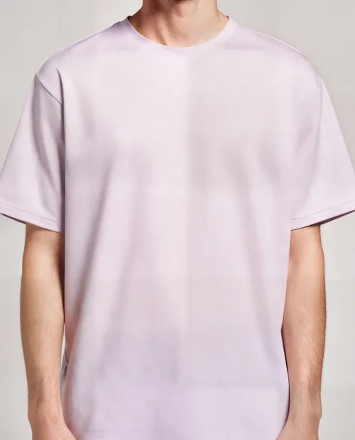 Minimalist Lavender T-Shirt Mockup for Modern Style
