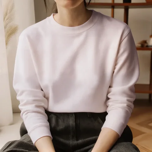 Cozy Sweatshirt Mockup in a Stylish Room Setting