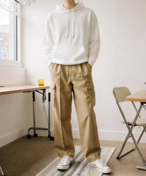 Stylish Hoodie Mockup in a Bright Minimalist Room