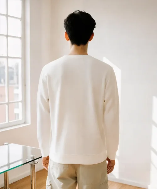 Stylish Sweatshirt Mockup in Modern Bright Room