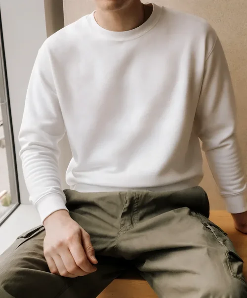 Casual Sweatshirt Mockup for Modern Fashion