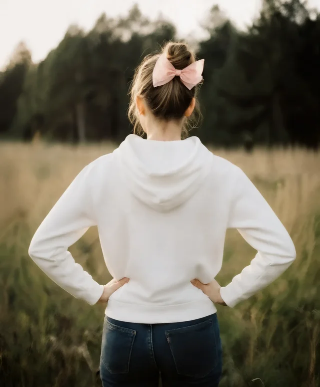 Cozy Hoodie Mockup in Serene Outdoor Setting