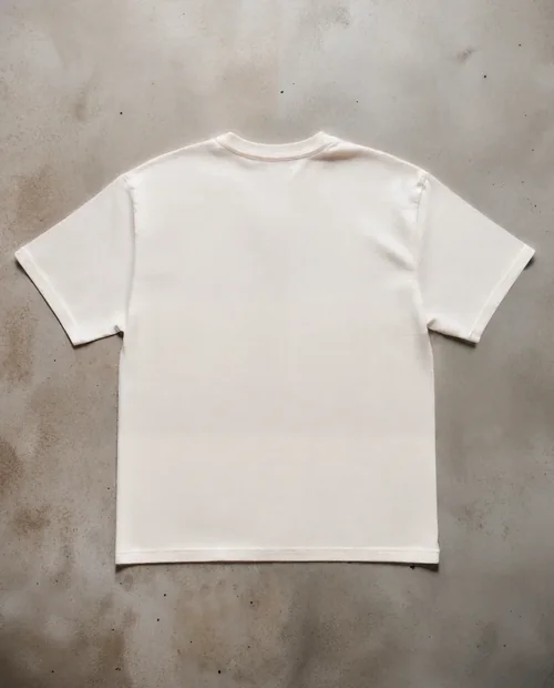 Elegant T-Shirt Mockup on Textured Concrete Background