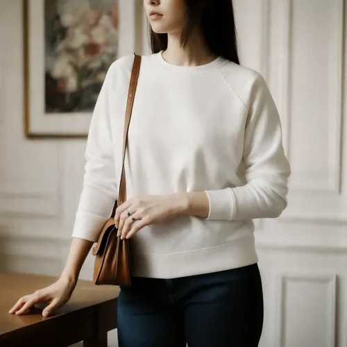 Elegant Sweatshirt Mockup for Casual Chic Style