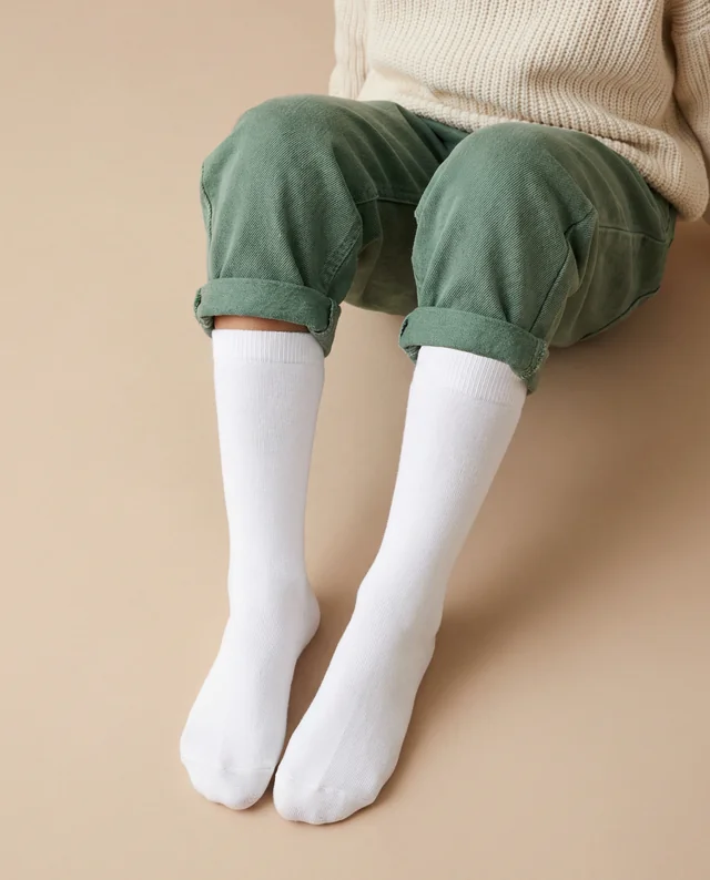 Cozy Mockup of Stylish Socks and Casual Outfit