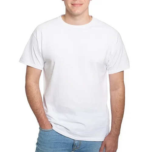 Mockup of T-Shirt with Soft Background and Light Colors