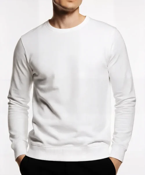 Stylish Mockup of a Fitted Sweatshirt for Men