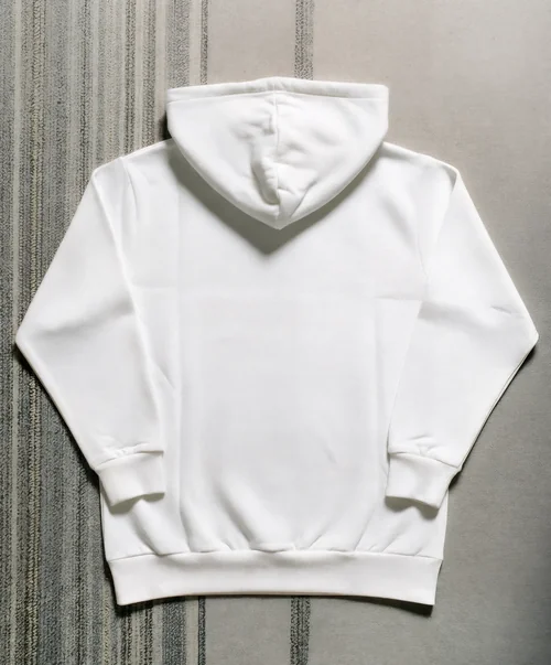 Minimalist Hoodie Mockup on Light Gray Background