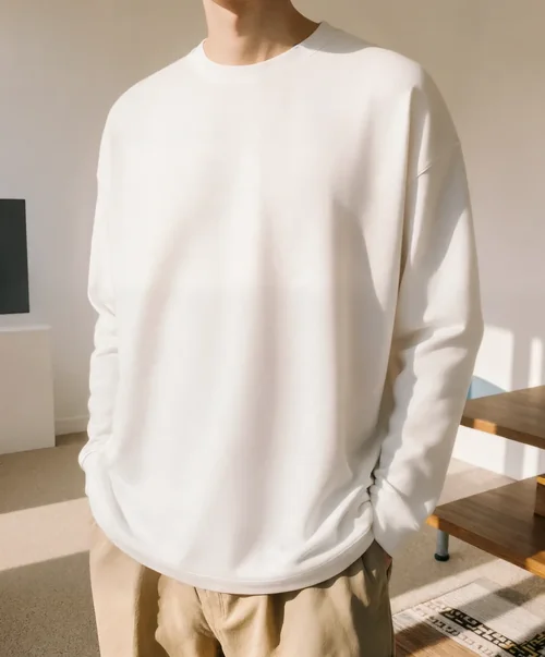 Stylish Sweatshirt Mockup in Modern Living Space