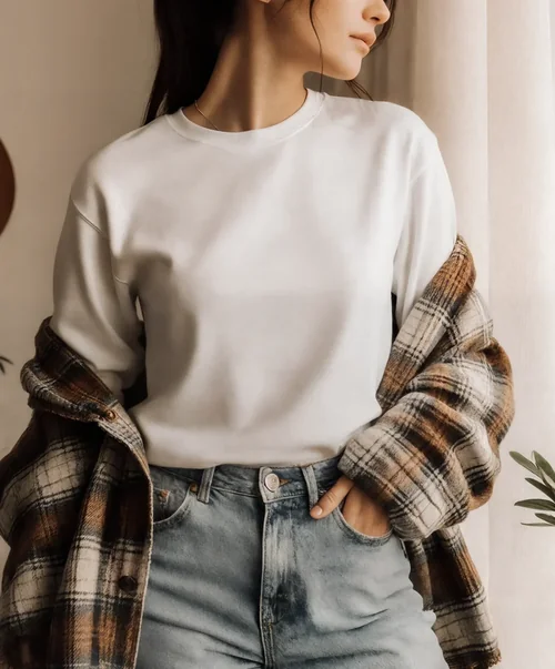 Cozy Sweatshirt Mockup for Casual Style Inspiration