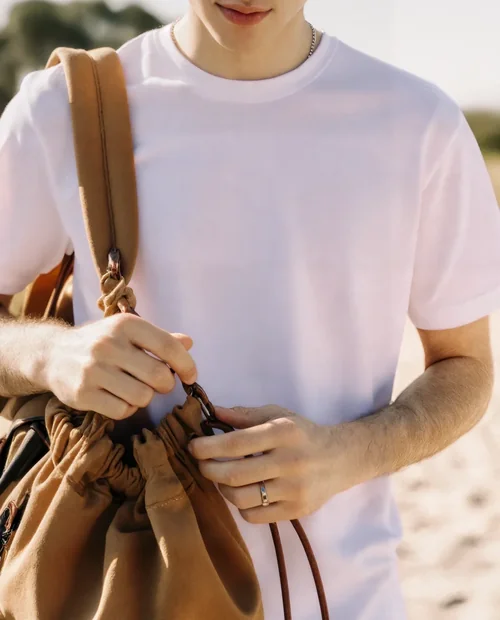 Stylish T-Shirt Mockup for Casual Outdoor Vibes