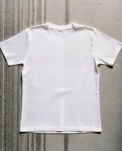 Elegant T-Shirt Mockup on Textured Surface