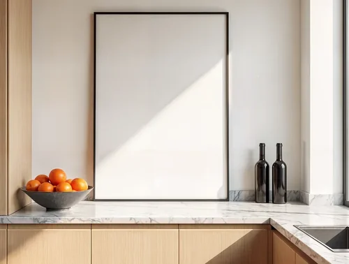 Vibrant Poster Mockup with Colorful Background and Design