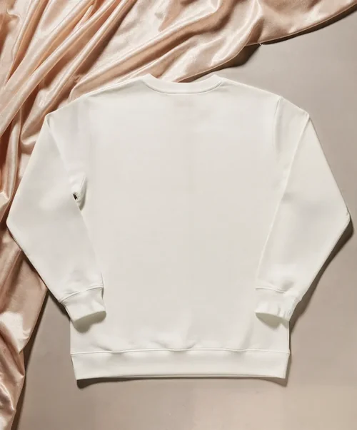 Elegant Sweatshirt Mockup on Satin Background