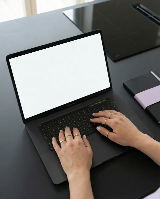 Minimalist MacBook Mockup for Modern Workspaces