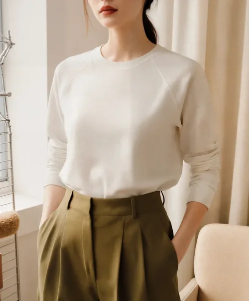 Stylish Sweatshirt Mockup in Modern Interior Setting