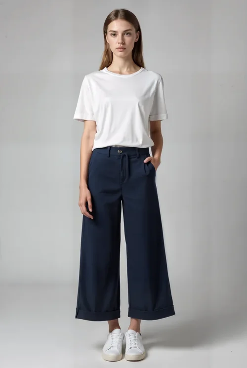 Mockup of T-Shirt Against Smooth Neutral Background