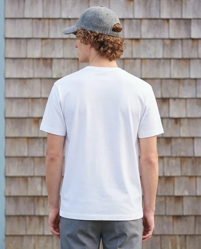 Stylish T-Shirt Mockup of a Young Man with Casual Vibe