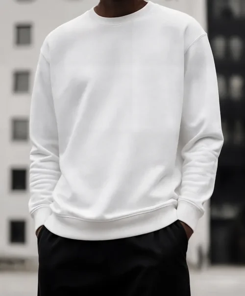 Stylish Mockup of a Relaxed Fit Sweatshirt