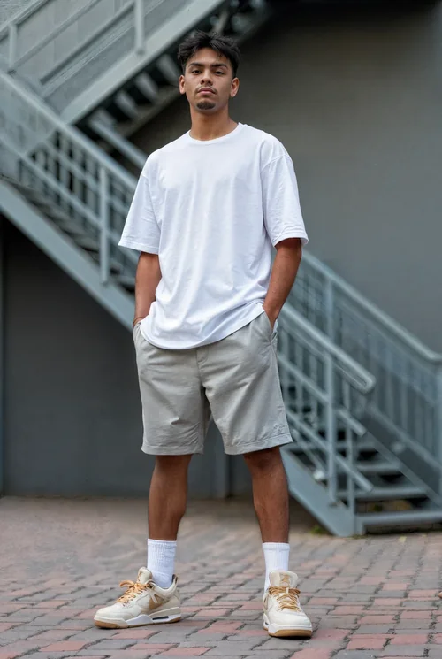 Urban Mockup with Soft Colors for T-Shirt Background