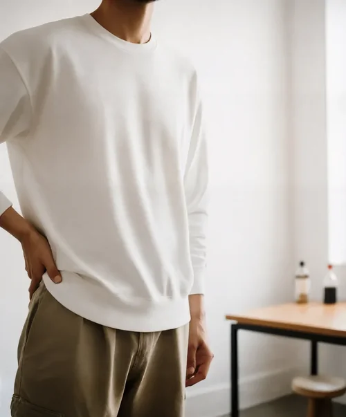 Stylish Mockup of a Casual Sweatshirt for Modern Looks