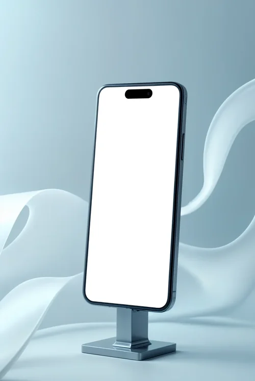 Modern iPhone 16 Pro Max Mockup - Sleek & Minimalist Design