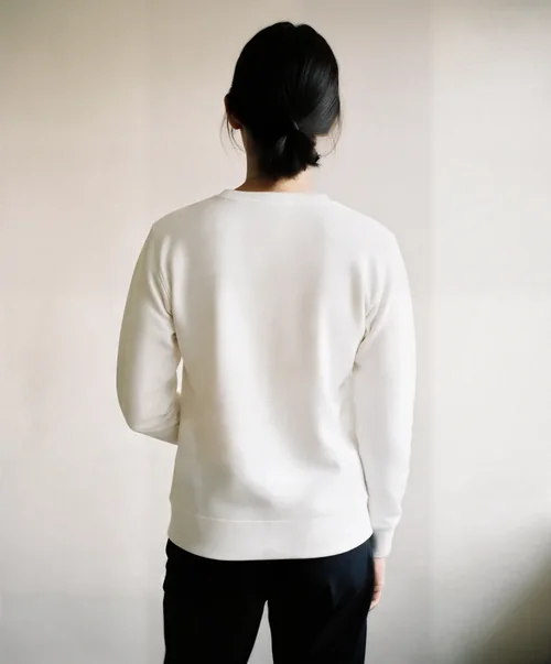 Elegant White Sweatshirt Mockup for Minimalist Style