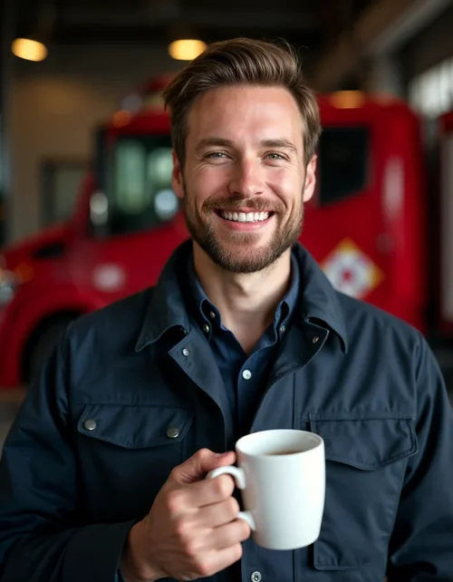 Warm Mug Mockup with Earthy Tones and Soft Background