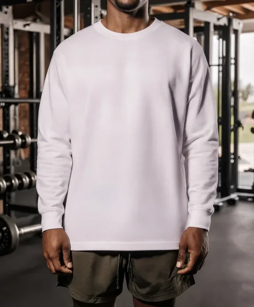 Stylish Sweatshirt Mockup for Fitness Enthusiasts
