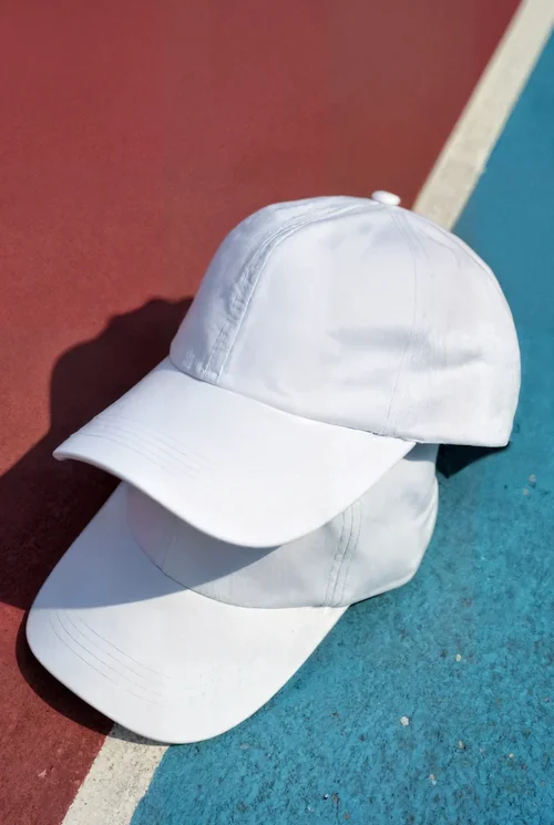 Stylish Hat Mockup on Vibrant Sports Court Scene