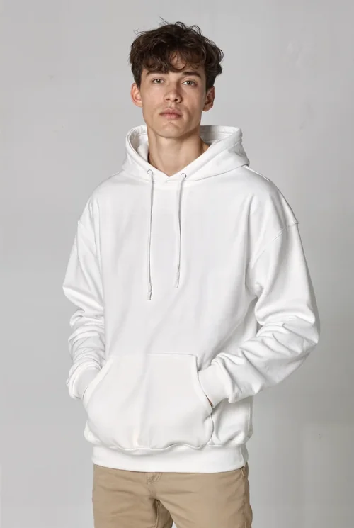 Modern Mockup of a Hoodie on Light Gray Background