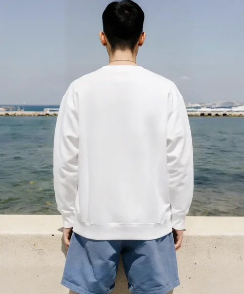 Stylish Mockup of Young Man in Casual Sweatshirt