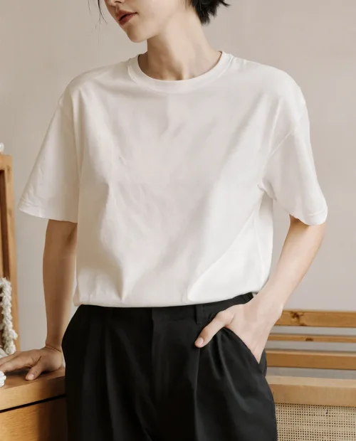 Stylish T-Shirt Mockup for Minimalist Fashion Display