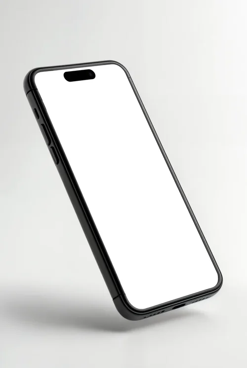 Modern Black iPhone 16 Pro Max Mockup for Designers