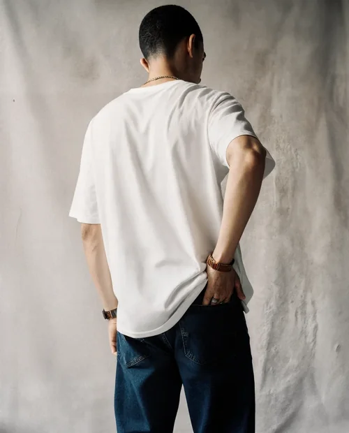 Stylish Mockup of a Casual T-Shirt for Young Adults