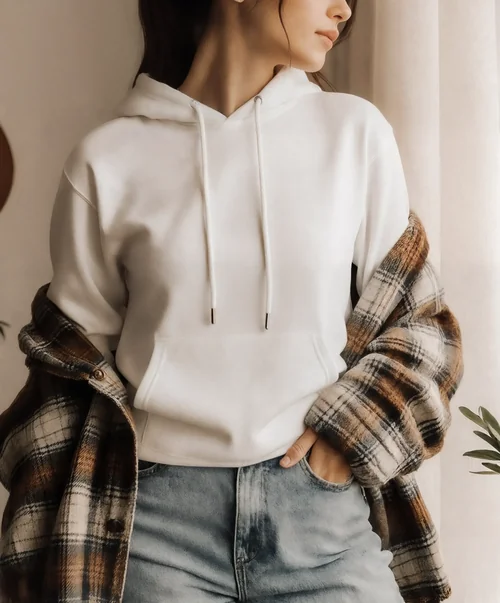 Stylish Mockup of a Cozy Hoodie in Natural Light