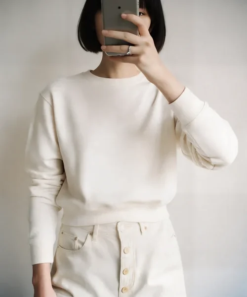 Casual Sweatshirt Mockup for Modern Fashion Photography