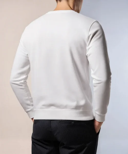 Stylish Mockup of a Male Model in a Sweatshirt