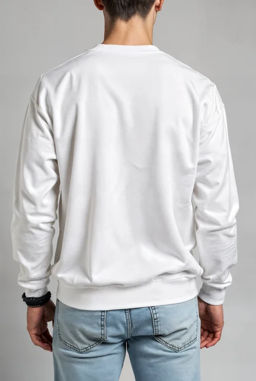Stylish Mockup of a Young Male in a Sweatshirt
