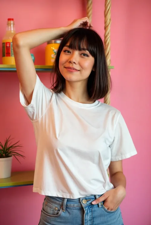 Stylish Mockup T-Shirt for Trendy Fashion Inspiration