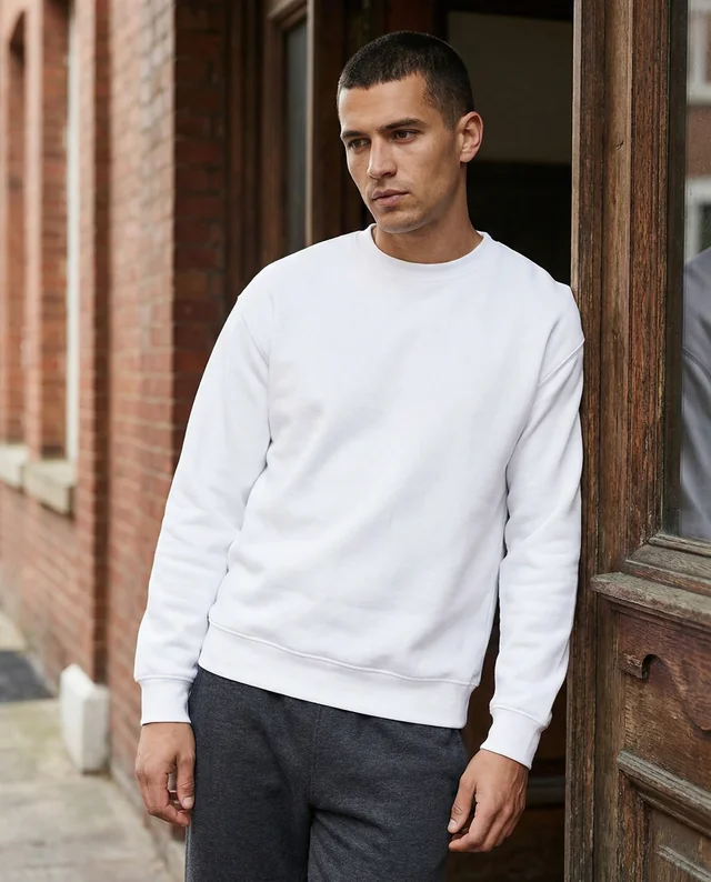 Casual Urban Sweatshirt Mockup for Modern Style